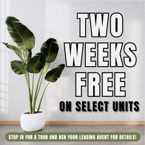 Lockwood Heights June Special - Come for a Tour and Get TWO WEEKS FREE! Limited Availability - Act Fast! **Discount applies after first full months rent.