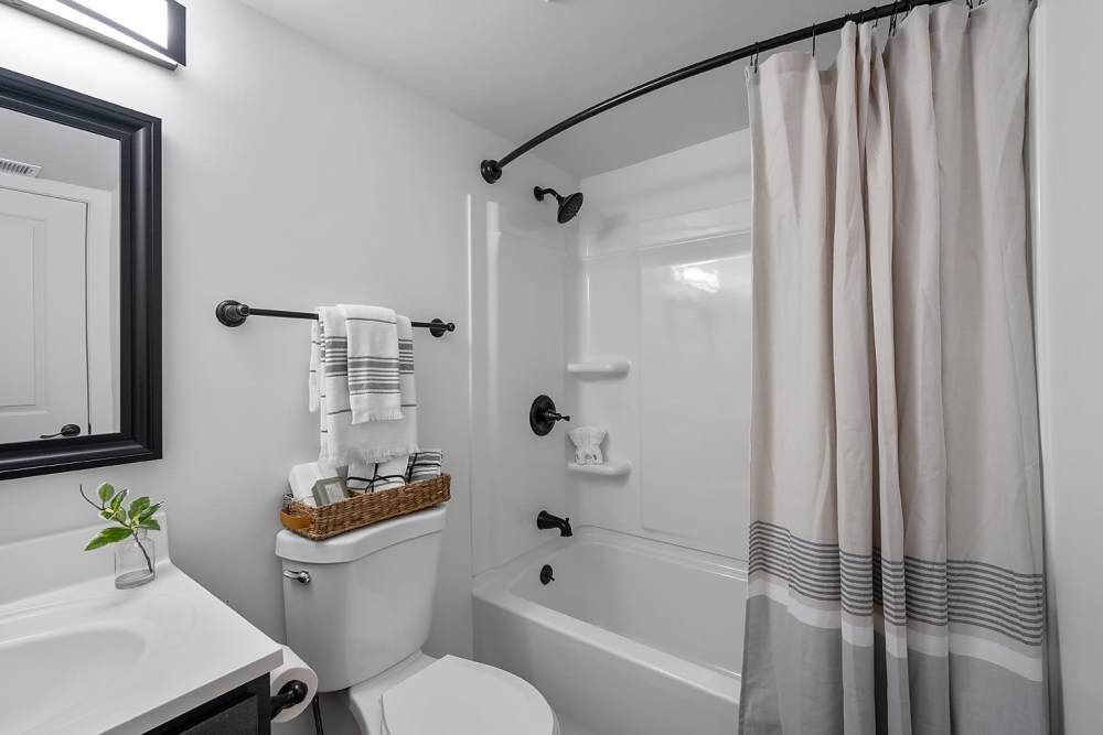 Bathroom at Millcroft Apartments & Townhomes in Milford, Ohio