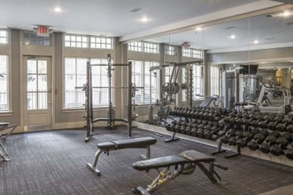 Fitness center at Easton Commons in Columbus, Ohio