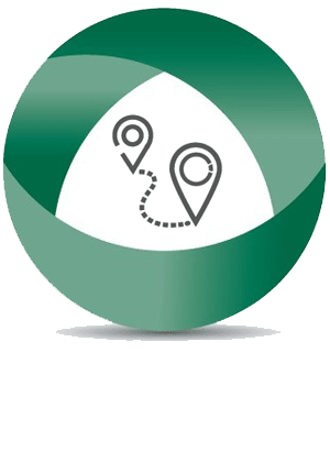 Global Self Storage in McCordsville, Indiana, map & directions callout