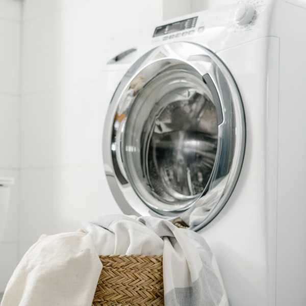 Laundry facility at Woodlawn Lofts in Pittsburgh, Pennsylvania