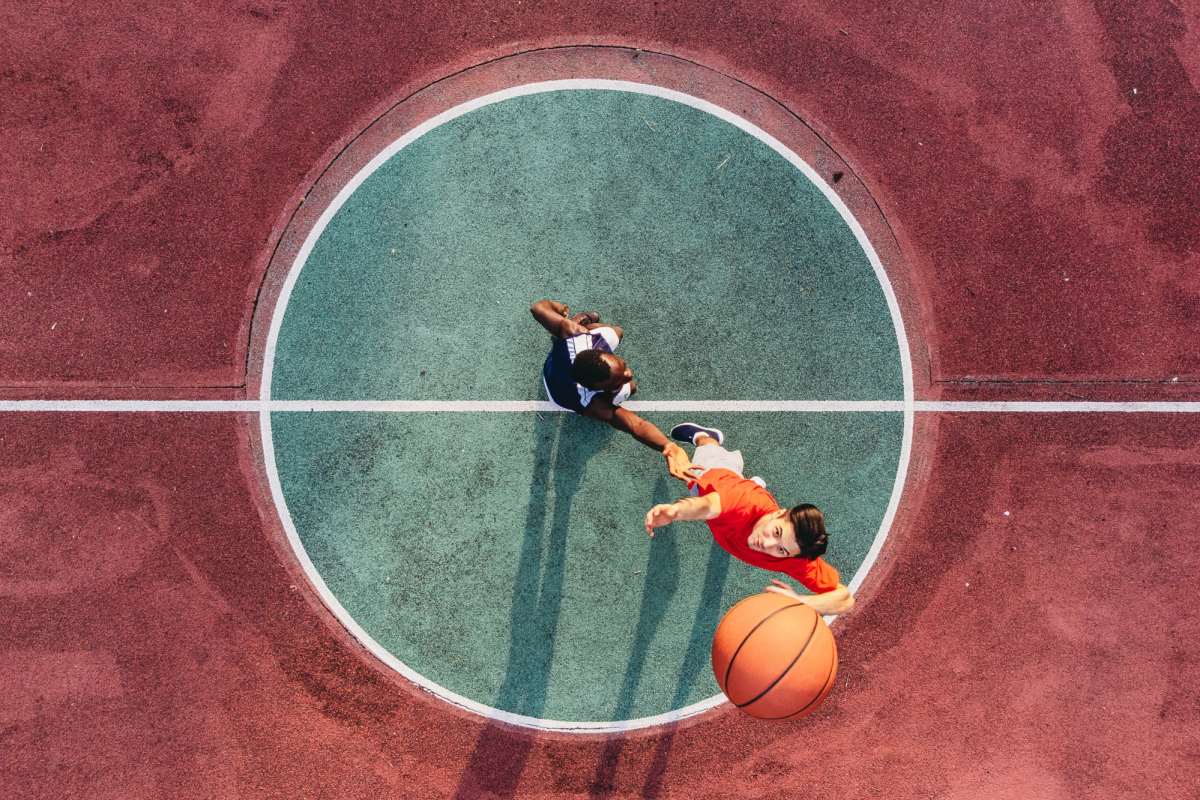 Basketball court at North Grand Villas in Amarillo, Texas
