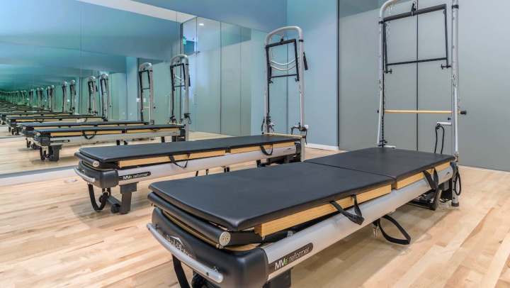 Bed frame for Pilates.