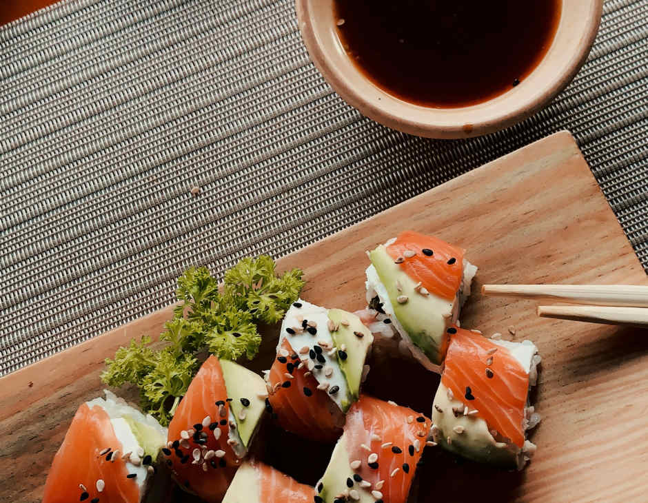 Sushi at The Residences at Sakura Novi in Novi, Michigan