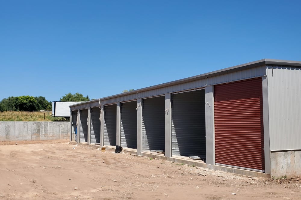 Exterior of the outdoor units at Layton Boat and RV Storage in Layton, Utah