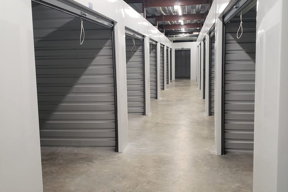 Large storage units at Top Self Storage in West Palm Beach, Florida