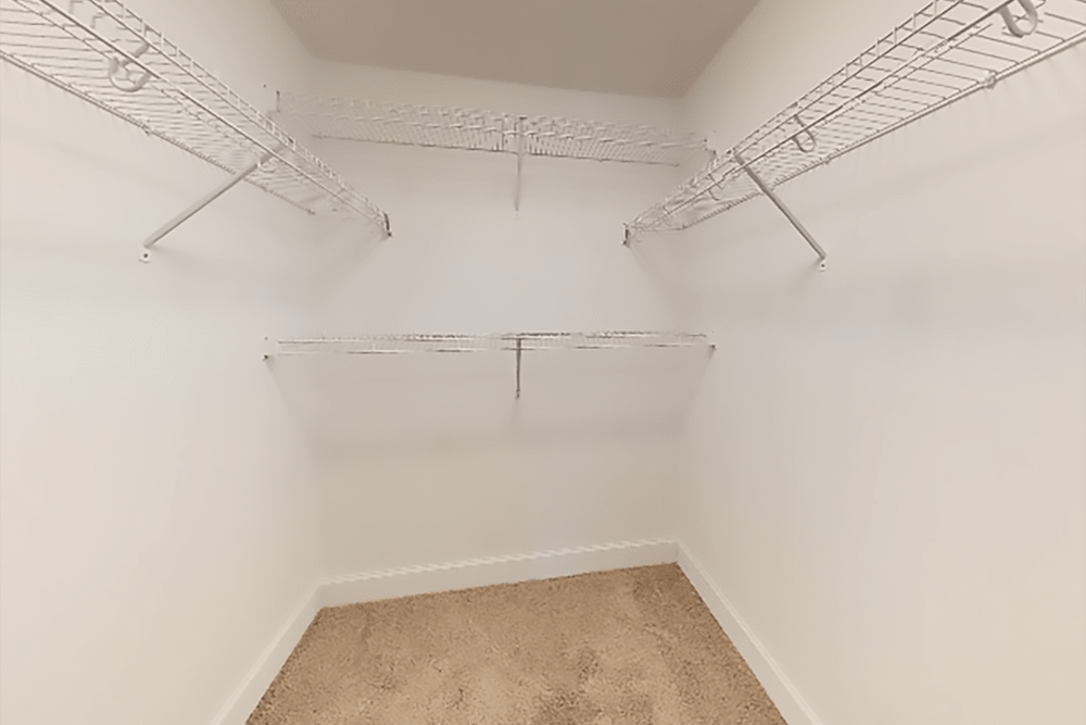 Walk-in closet at Marrion Square Apartments in Pikesville, Maryland
