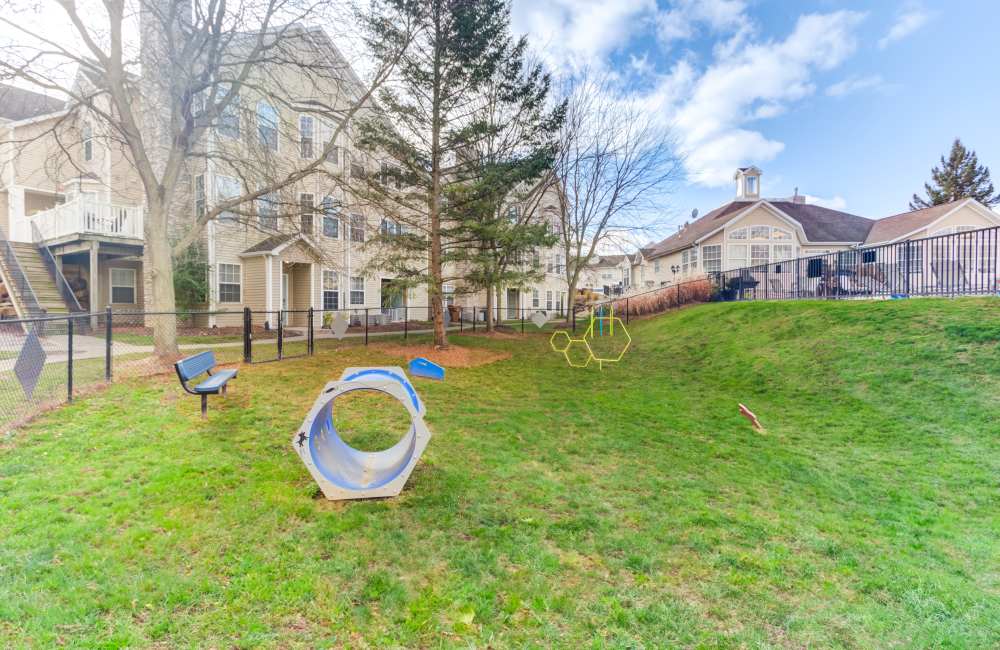 Dog park at Hills of Aberdeen Apartment Homes in Valparaiso, Indiana