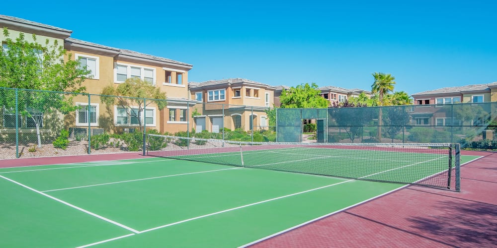 Tennis courts at Morningstar Apartments in Las Vegas, Nevada