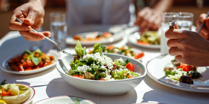 A resident eating near Bard Estates in Port Hueneme, California