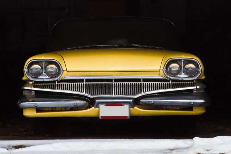 Car being stored at Storage Star in Roy, Utah