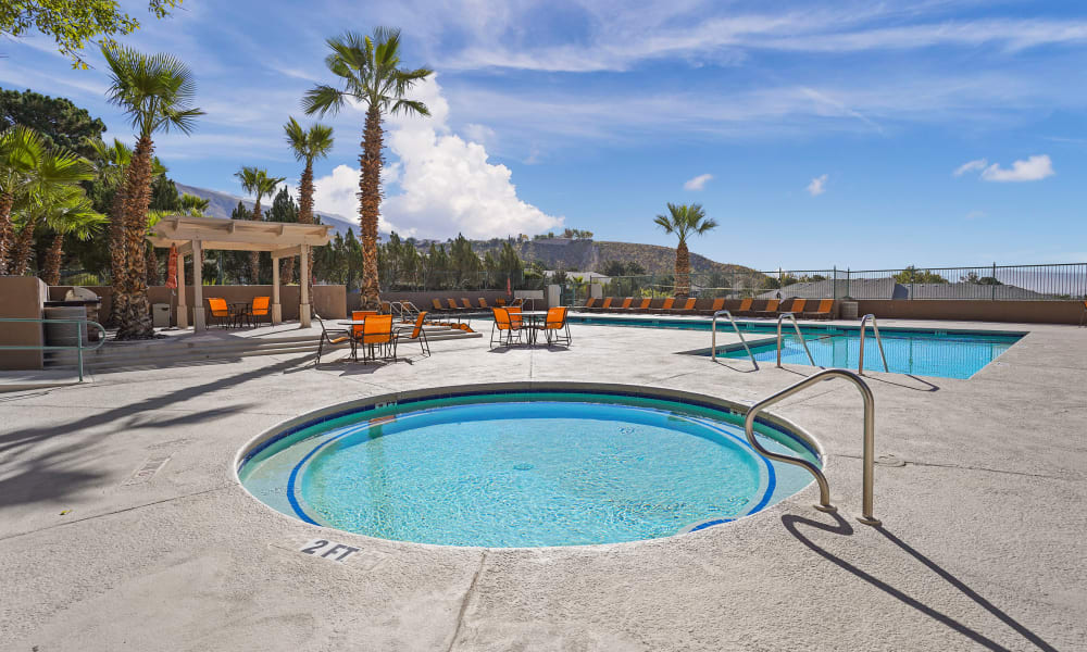 Pool at Acacia Park Apartments in El Paso, Texas