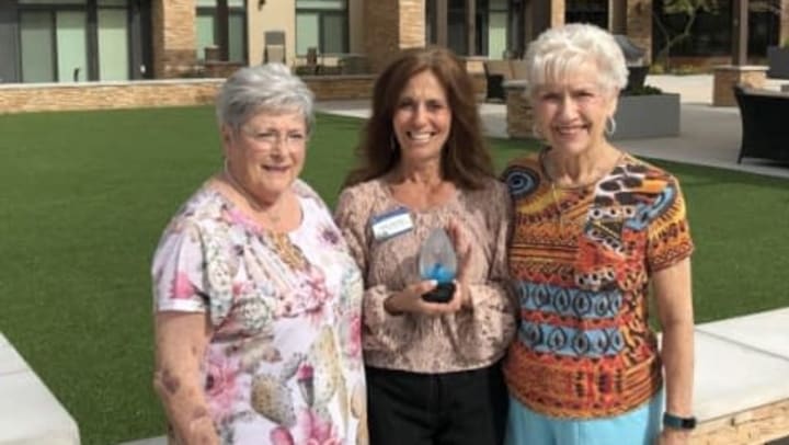 Residents with team member