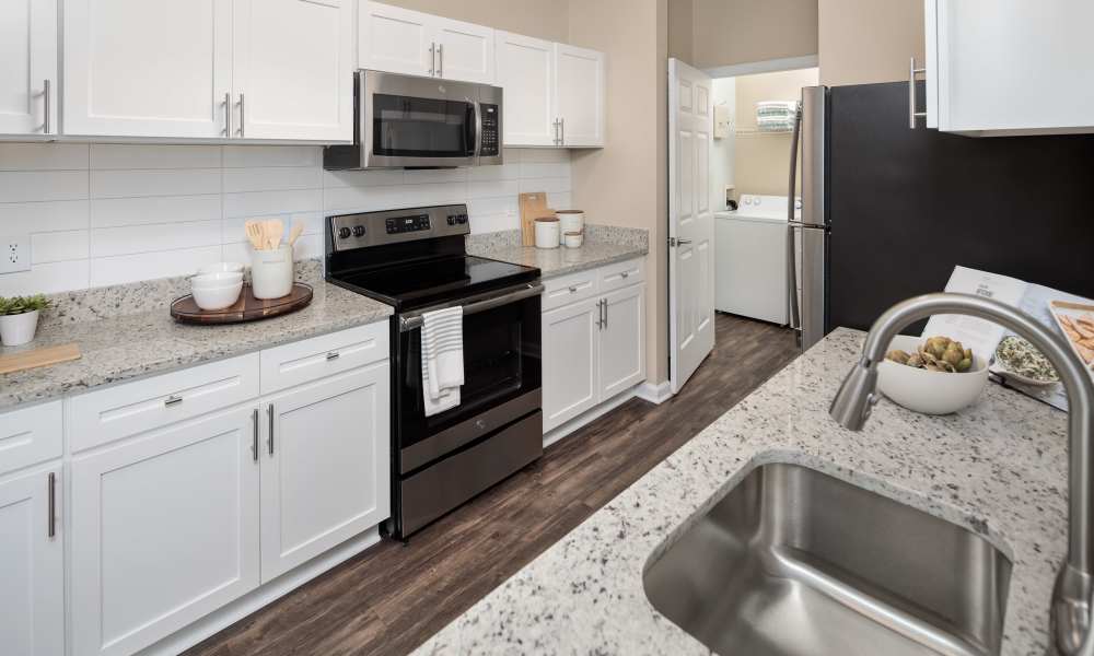 Upgraded kitchen at Bryant at Summerville in Summerville, South Carolina