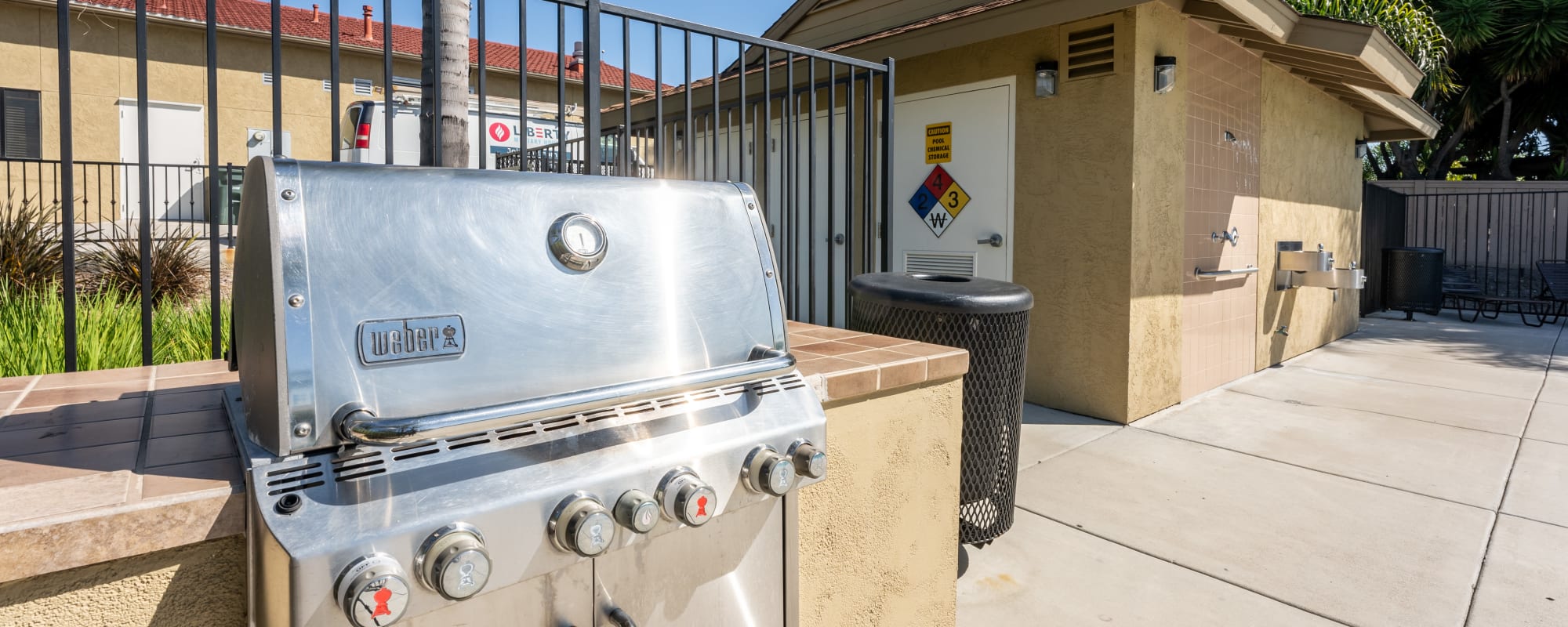 BBQ Area at Lofgren Terrace in Chula Vista, California