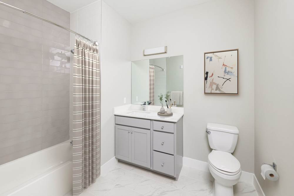Bathroom at Westgate, an Eagle Rock Community | Apartments in Westgate Fishkill, NY