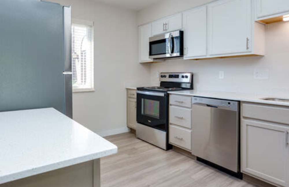 Fully-equipped kitchen at Maple Oaks in Middletown, Ohio