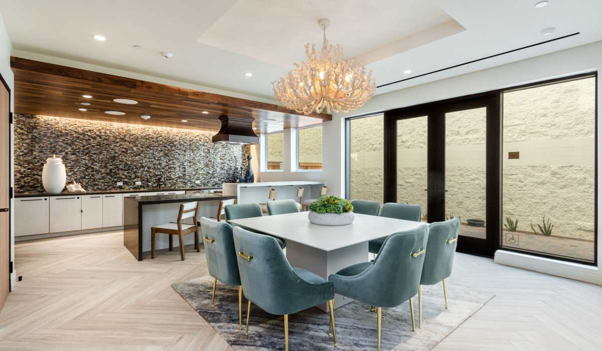 Clubhouse seating area at Prado West in Dana Point, California