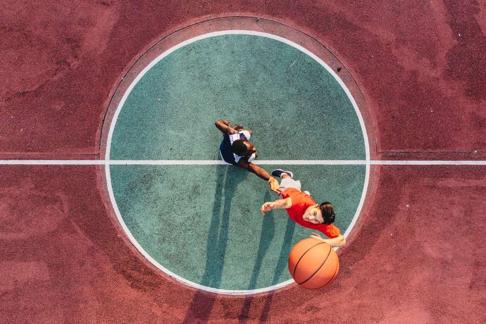 Basket ball court at Ridgewood at Greenbrier in Greenbrier, Tennessee