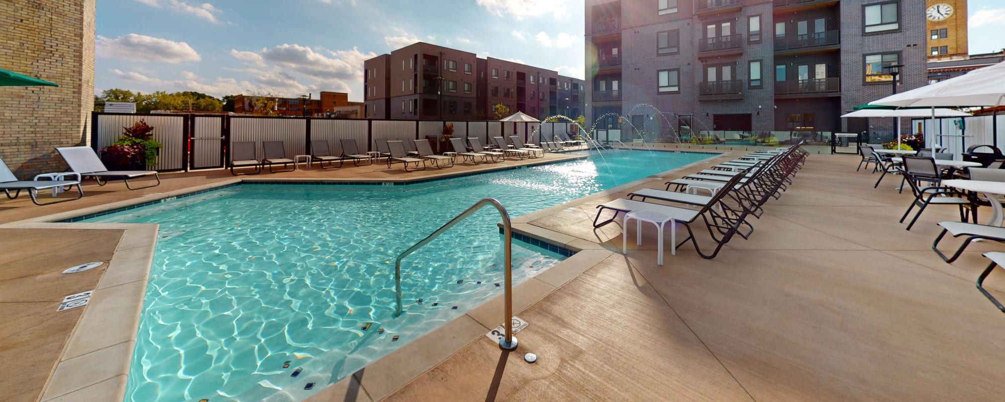 Residential Pool at Factory 52 Apartments in Norwood, OH