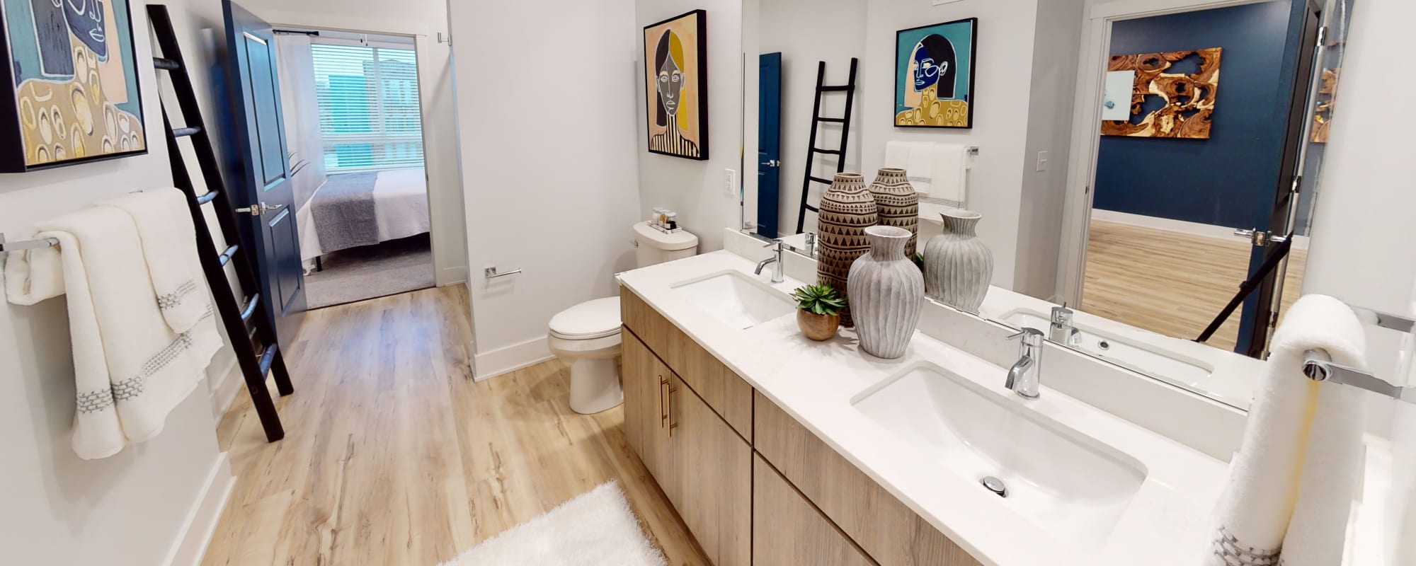 Beautiful Bathroom at Factory 52 Apartments | Brand-New Apartments in Norwood, OH