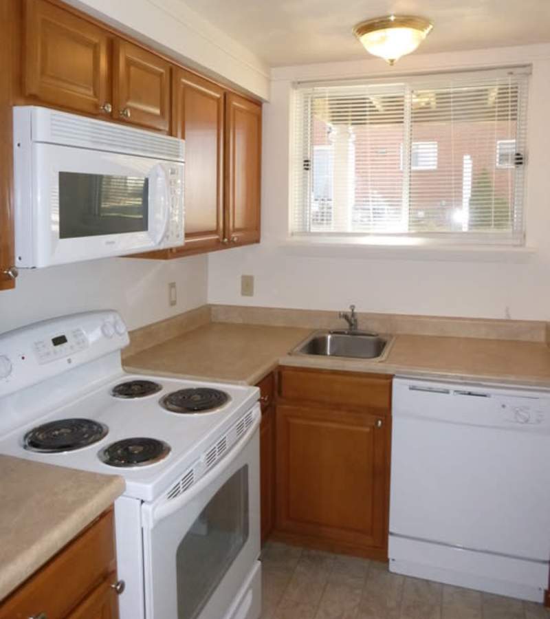 Kitchen at Westbrooke Commons Apartments and Townhomes in Rochester, New York