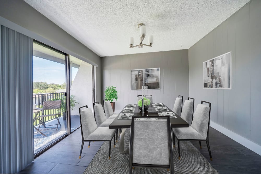 Spacious Dining Room at Piper Village West in West Palm Beach, Florida