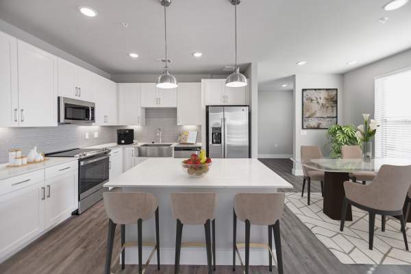 Spacious modern kitchen at Watermere at Round Rock in Round Rock, Texas