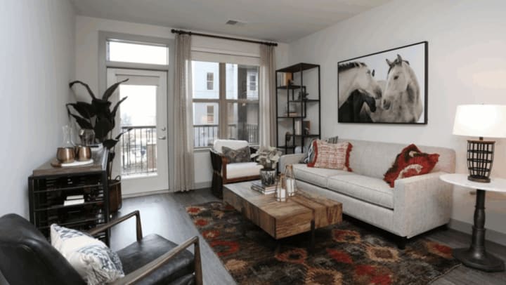 Living room of an apartment