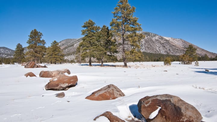 Mount Elden photographed from Buffalo Park on McMillan Mesa in Northern Arizona