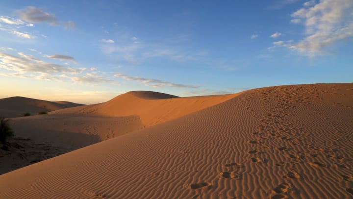 Sand Dune Sunset - Monahans Sandhills State Park