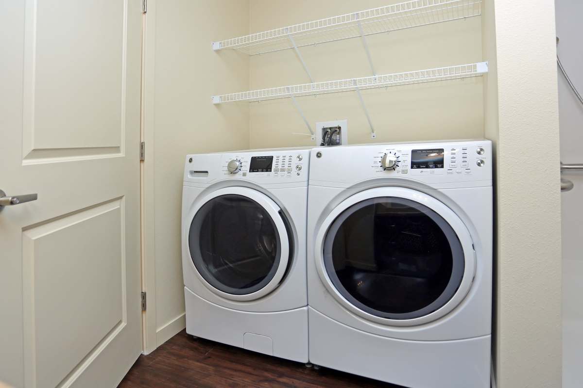 View amenities like a washer and dryer at Traditions at Colorado Springs in Colorado Springs, Colorado