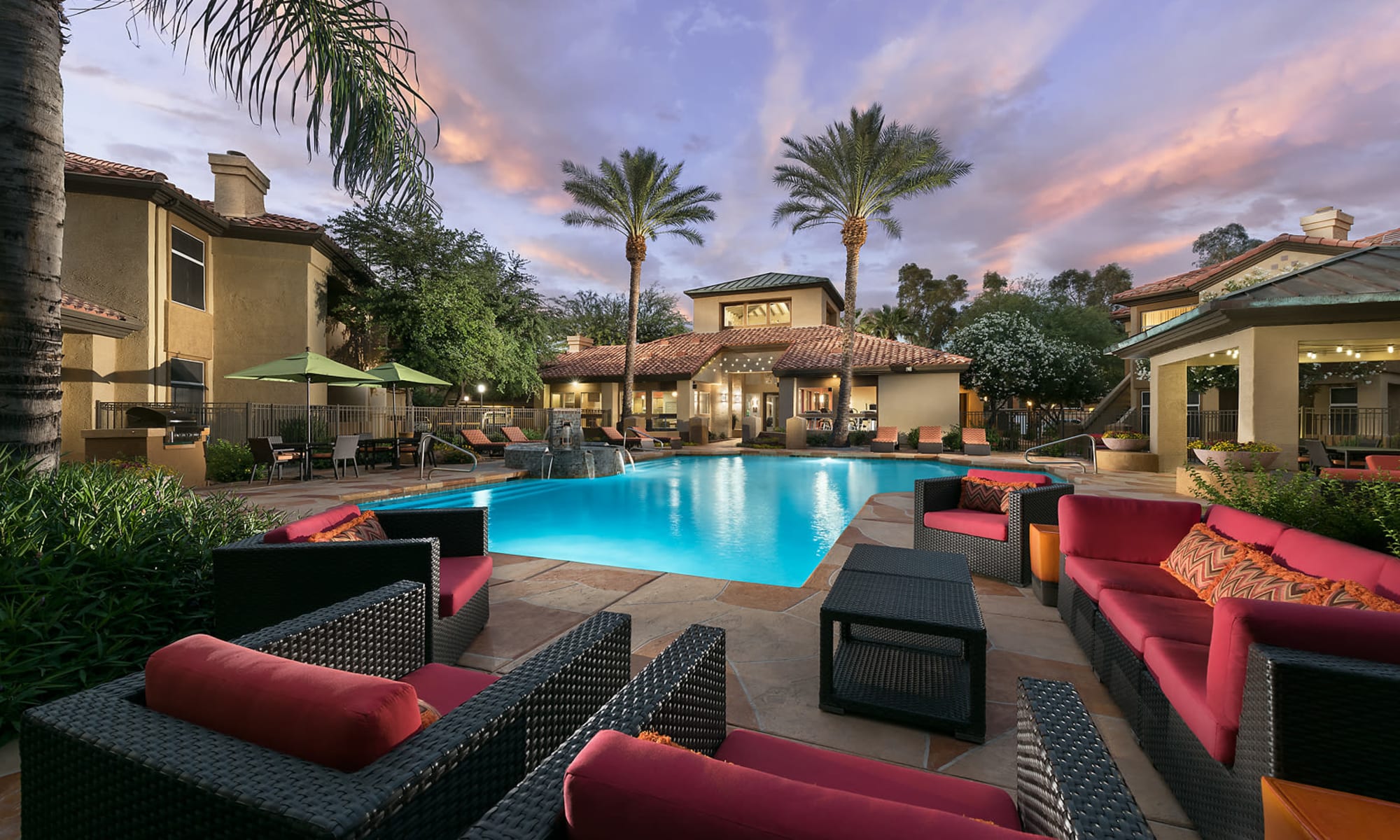 Beautiful Swimming Pool at Bellagio in Scottsdale, Arizona