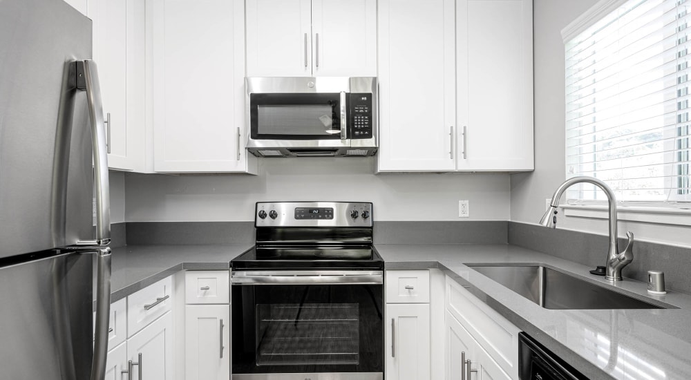 Modern kitchen at Lafayette Oaks in Lafayette, California