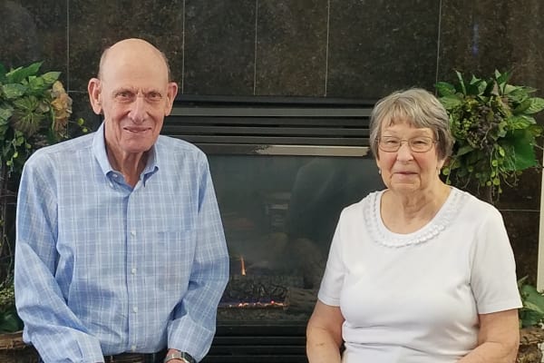 Merle and Gloria George at Salmon Creek in Boise, Idaho