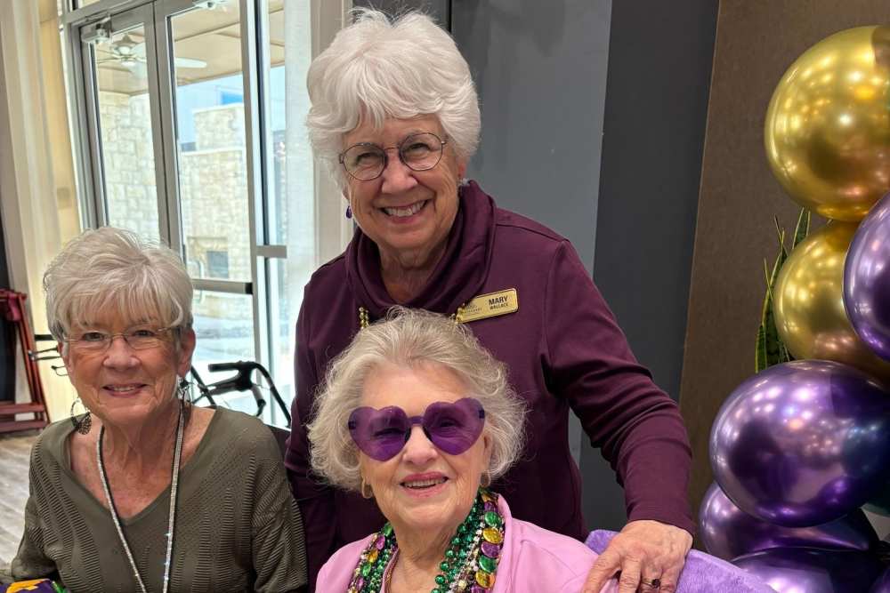 Residents socializing at Watermere at Flower Mound in Flower Mound, Texas