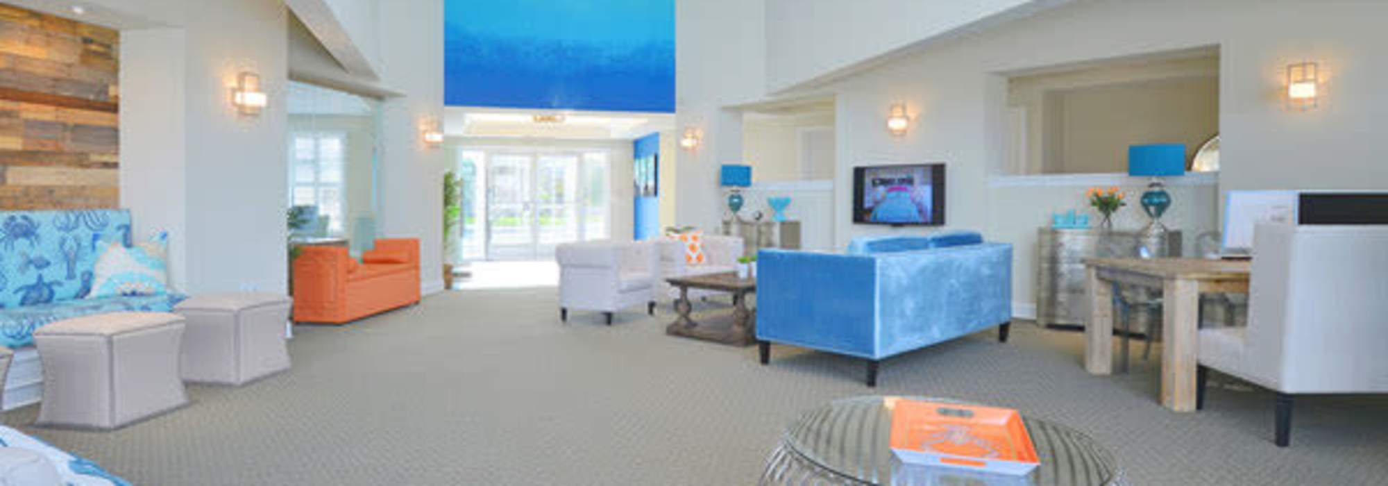 Community gathering spaces at Ocean Aisle in Salisbury, Maryland