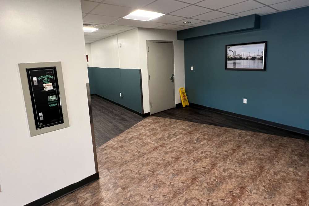 Community space at 275 Chestnut Supportive Housing in Springfield, Massachusetts