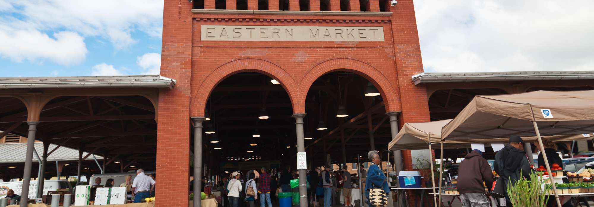 Eastern Market neighborhood in Detroit,