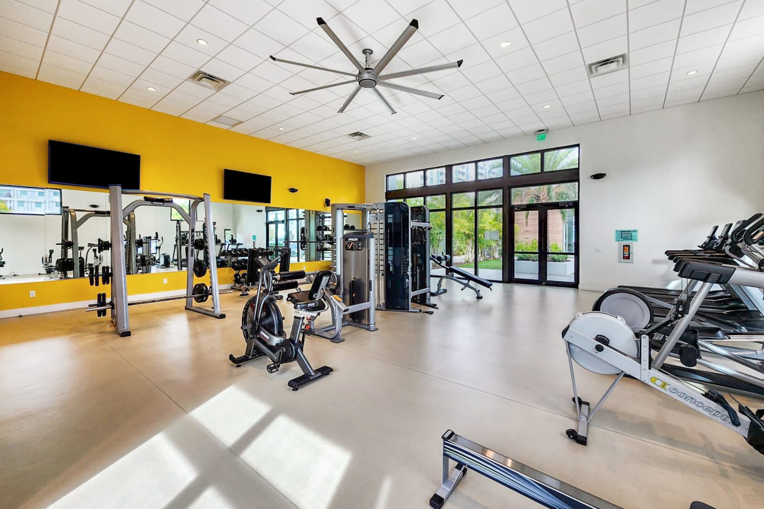 Fully Equipped Gym at Elements on Third in St Petersburg, Florida