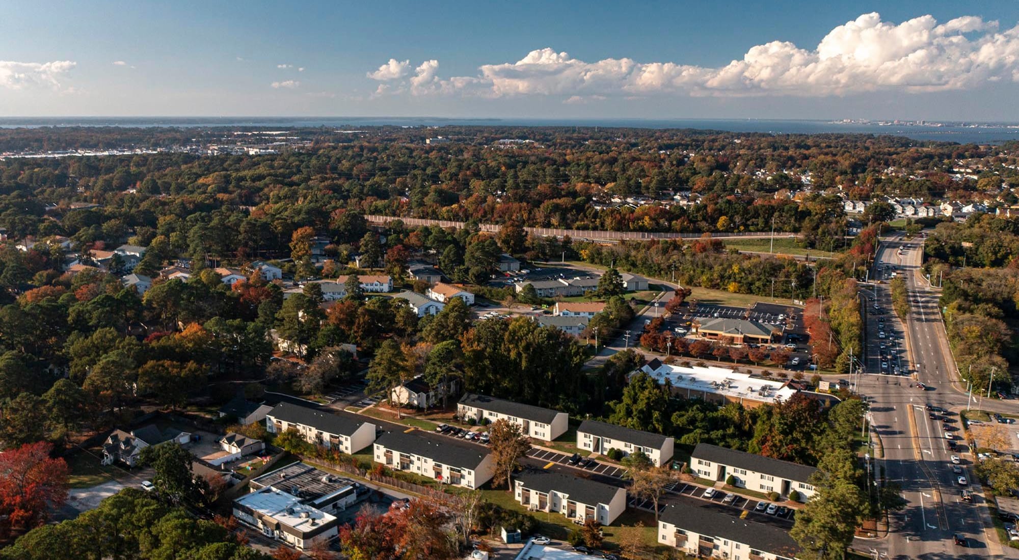 Aerial View of Chesapeake Pointe, Chesapeake, Virginia