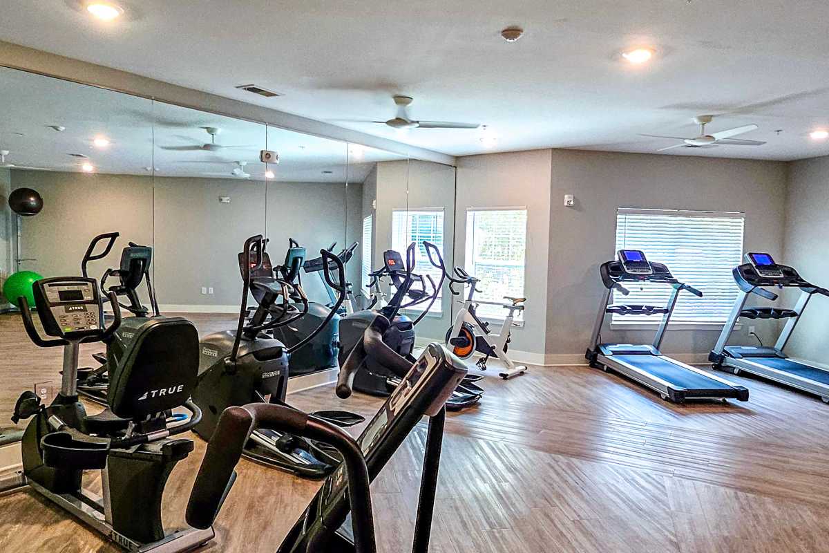 Fitness center at The Adrian in Marietta, Georgia
