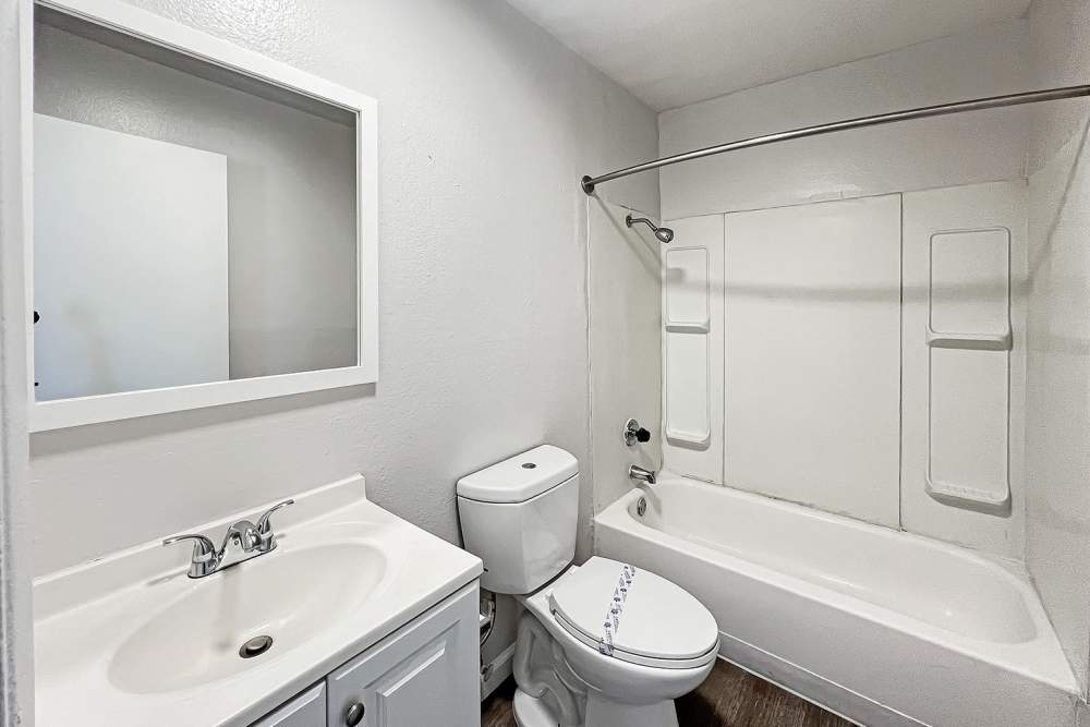 Bathroom at Village of the Pines in Reno, Nevada