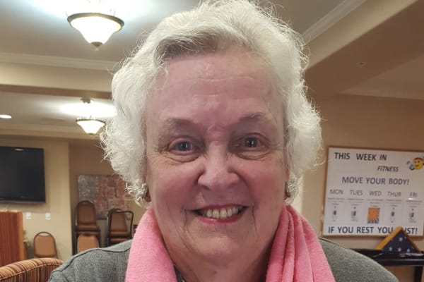 Mary Gilligan at Colonial Gardens Gracious Retirement Living in Beverly, Massachusetts