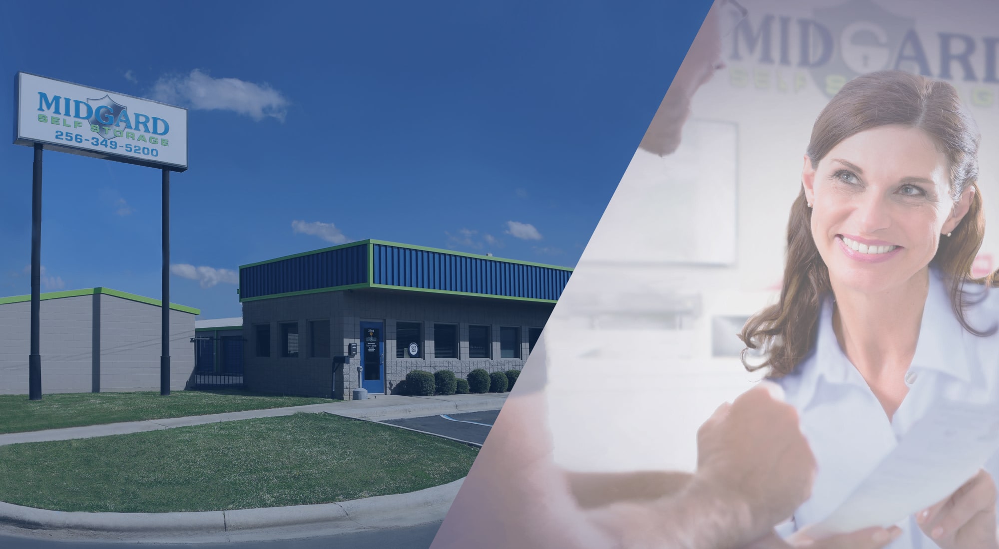 Self storage at Midgard Self Storage in Florence, Alabama
