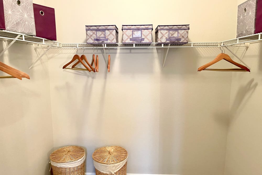 Enjoy apartments with a walk-in closet at The Abbey at Grant Road in Houston, TX