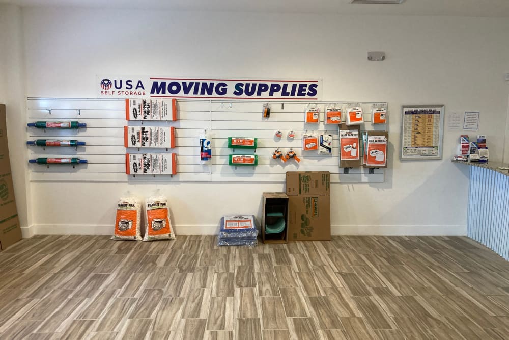 Packing supplies available at BuxBear Storage Colorado Springs in Colorado Springs, Colorado,