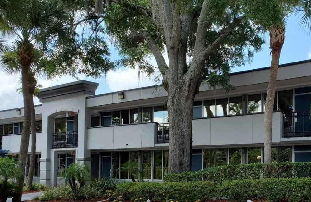 Exterior view of apartment at MainGate Village in Kissimmee, Florida