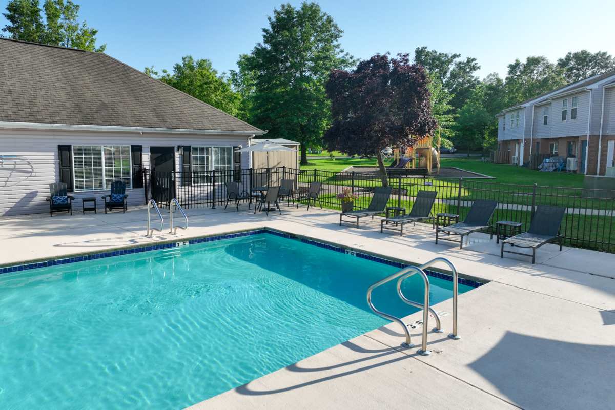 Swimming pool at Wynnwood at Freedom Road in Cranberry Township, Pennsylvania