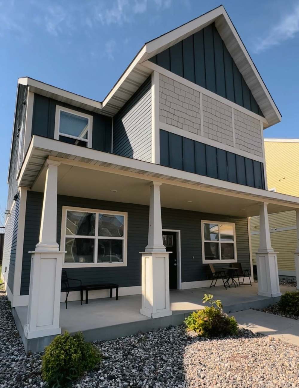 Exterior of townhomes at College Town Mankato in Mankato, Minnesota